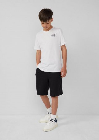 s.Oliver Weiche Jersey-Bermuda im Loose Fit - schwarz