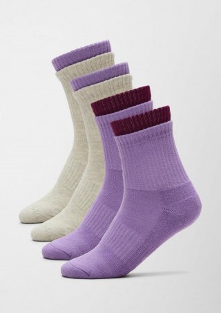 s.Oliver Socken im 4er-Pack - lavendel