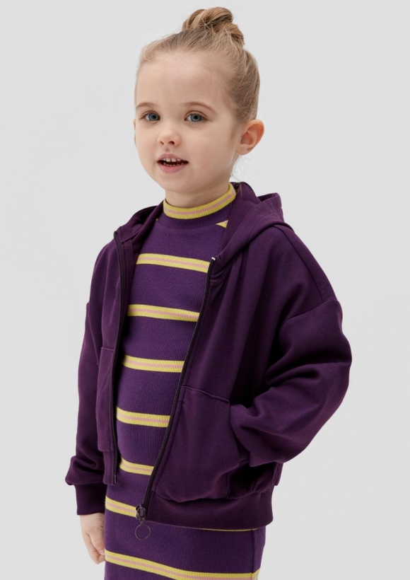 s.Oliver Kapuzensweatshirt im Loose Fit - flieder