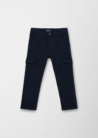 s.Oliver Pelle: Hose mit aufgesetzten Taschen - navy