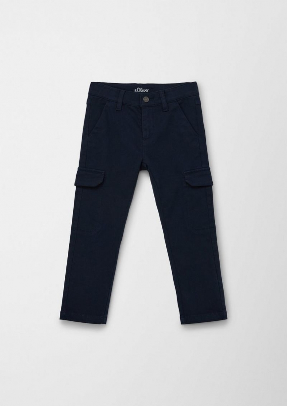 s.Oliver Pelle: Hose mit aufgesetzten Taschen - navy