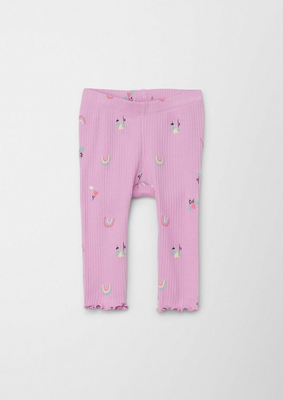 s.Oliver Leggings aus Rippware - rosa