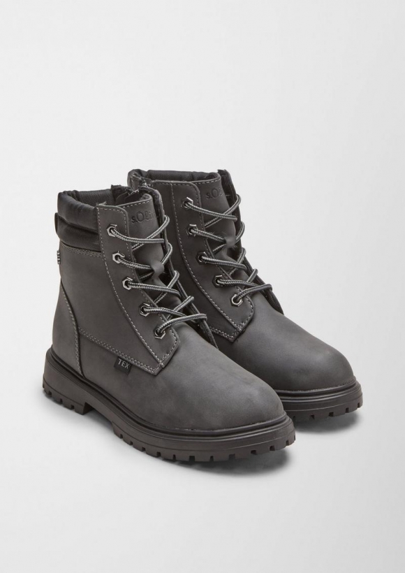 s.Oliver Gefütterte Stiefel - schwarz