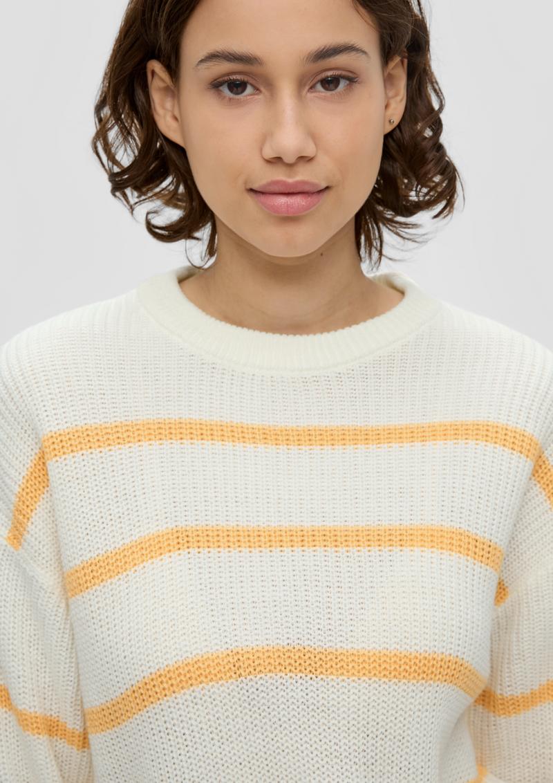 s.Oliver Leichter Sommerstrickpullover im Relaxed Fit - mango