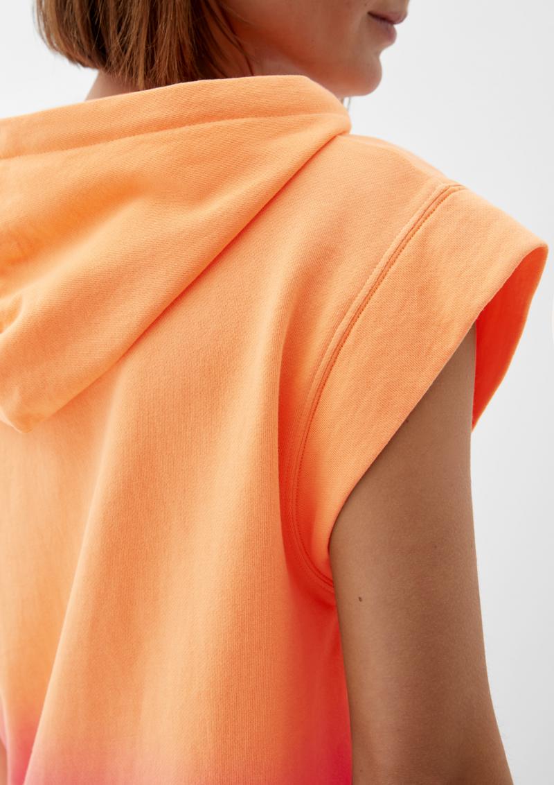 s.Oliver Kurzarm-Sweatshirt mit Smiley®-Print - pink