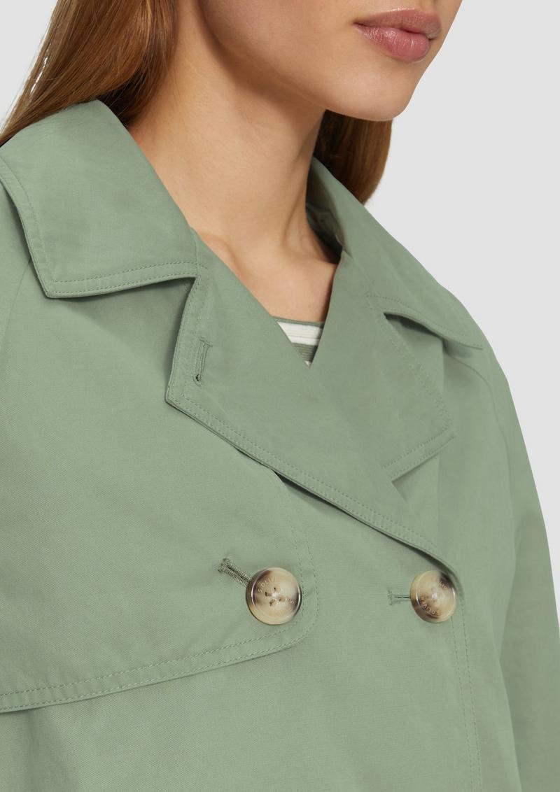 s.Oliver Cabanjacke mit Raglanärmeln und Streifenfutter - salbeigrün