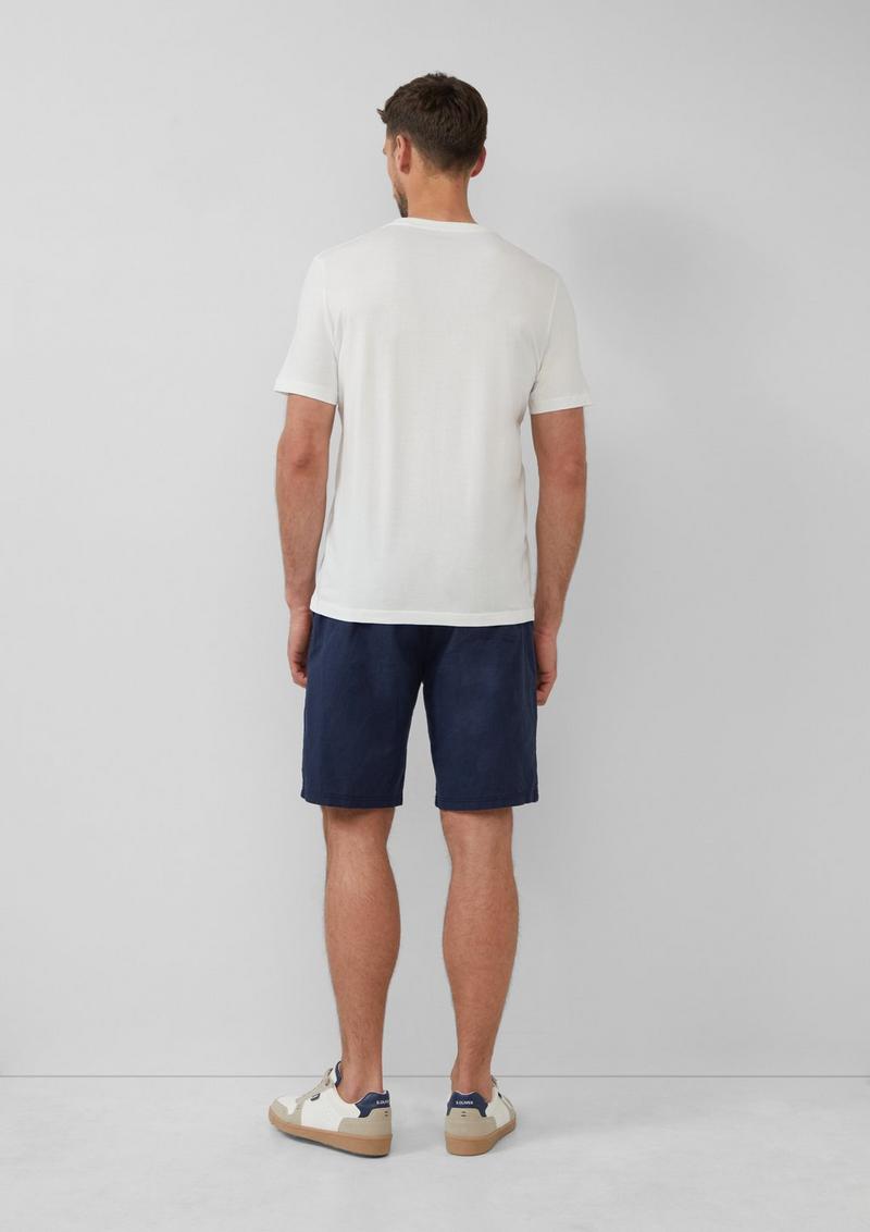 s.Oliver T-Shirt mit Artwork - weiß