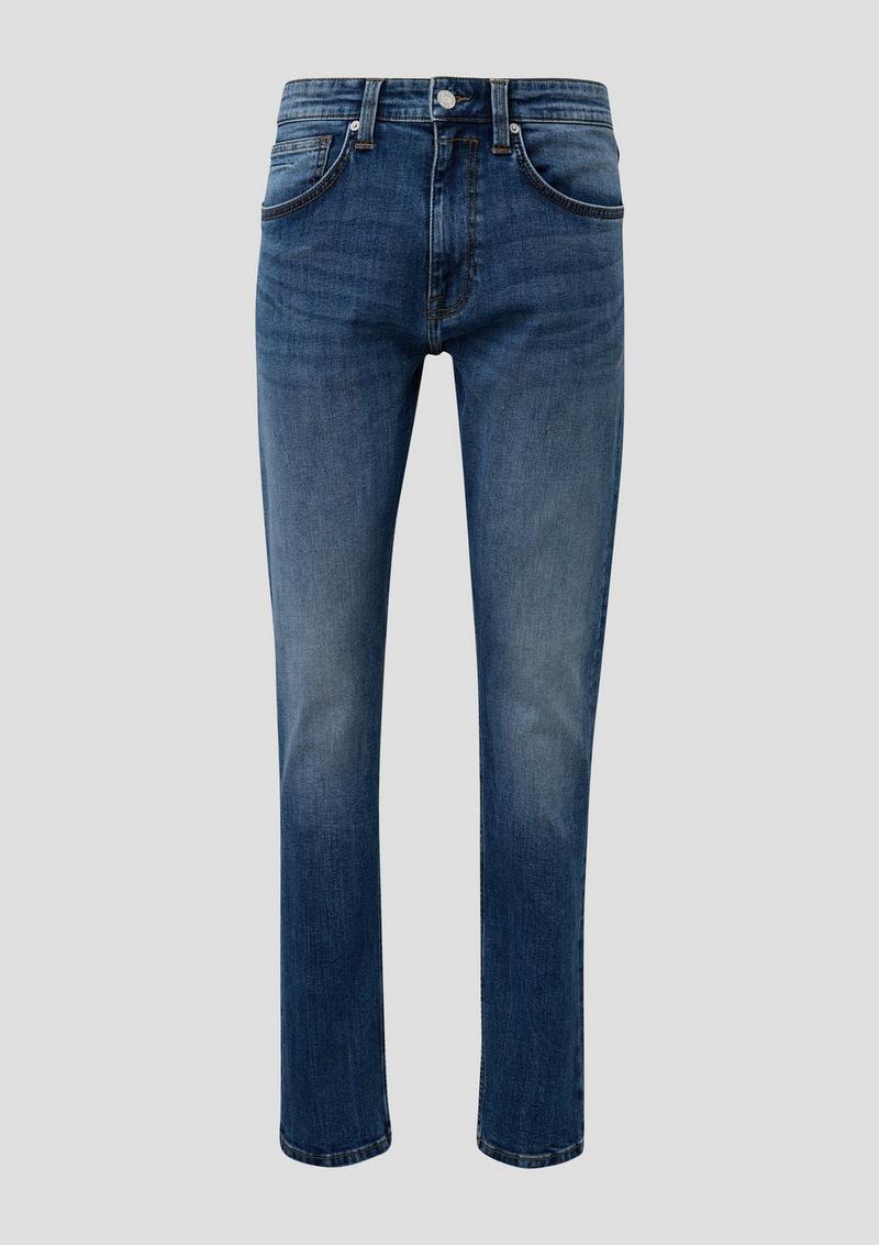 s.Oliver Jeans Mauro / Regular Fit / High Rise / Tapered Leg - blau
