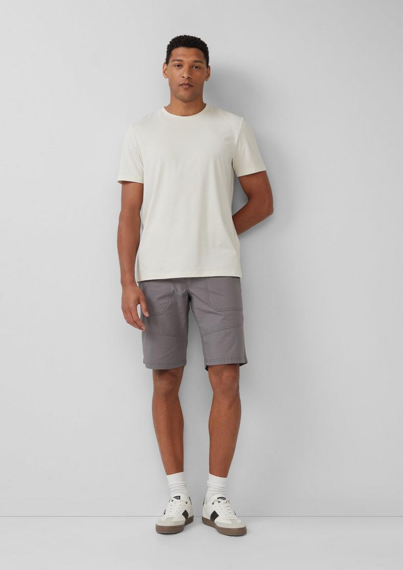 s.Oliver Phoenix: Bermuda mit Ripstop-Struktur im Worker-Style - grau