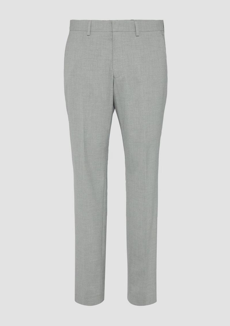 s.Oliver s.O PURE: Anzughose mit feiner Webstruktur - taubengrau
