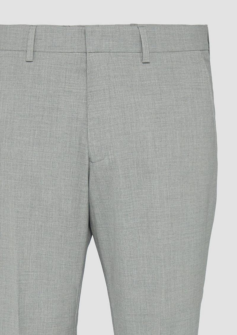 s.Oliver s.O PURE: Anzughose mit feiner Webstruktur - taubengrau
