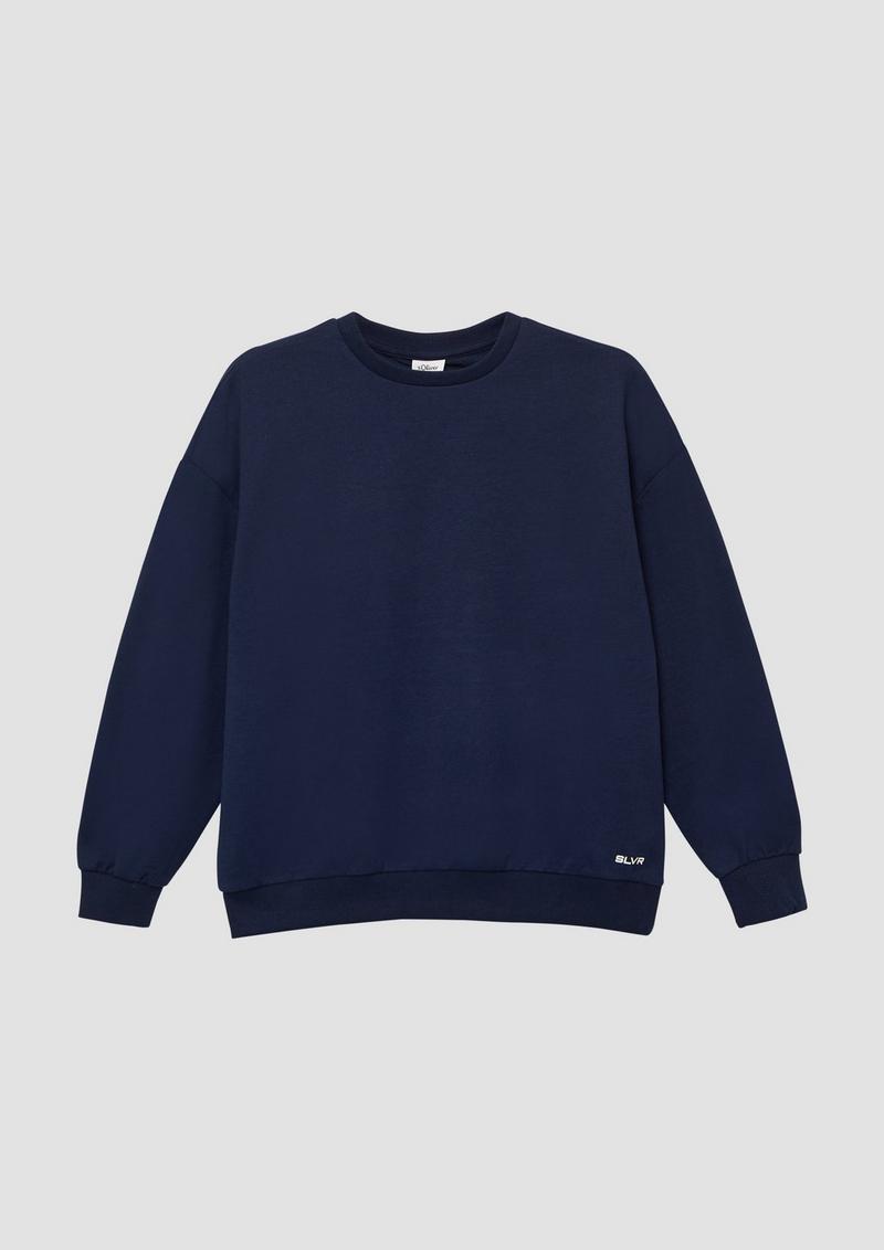 s.Oliver Unisex Sweatshirt im Oversize-Shape - navy