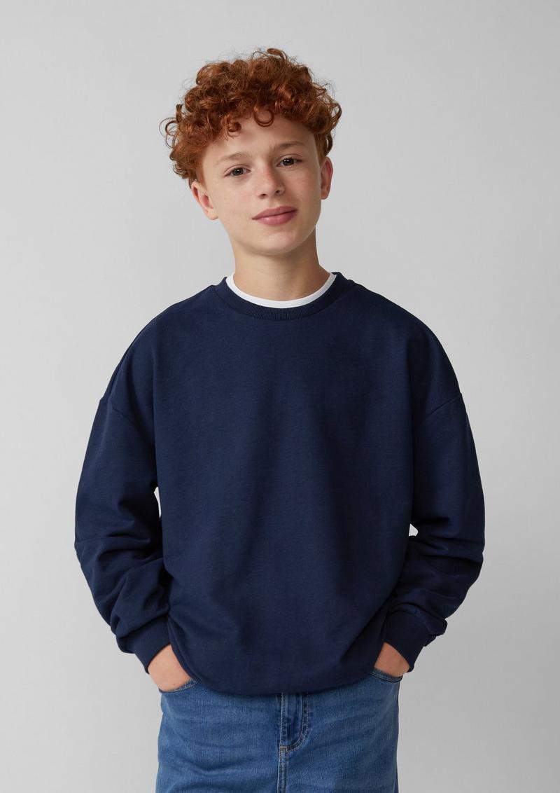 s.Oliver Unisex Sweatshirt im Oversize-Shape - navy